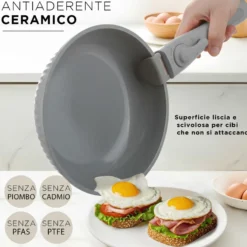 Batteria 9 pezzi Eaziclip grigia con manici staccabili