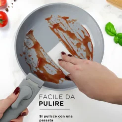 Batteria 9 pezzi Eaziclip grigia con manici staccabili