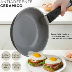 Batteria 9 pezzi Eaziclip nera con manici staccabili