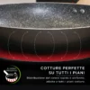 Batteria 12 pezzi large Black Stone
