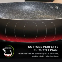 Batteria 12 pezzi large Black Stone