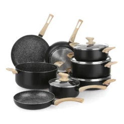 Batteria 12 pezzi large Black Stone