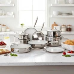 Batteria 3 strati 13 pezzi bianca Tri - Ply Ceramic