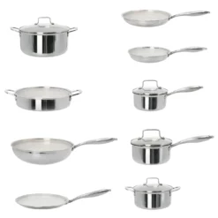 Batteria 3 strati 13 pezzi bianca Tri - Ply Ceramic