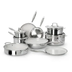 Batteria 3 strati 13 pezzi bianca Tri - Ply Ceramic