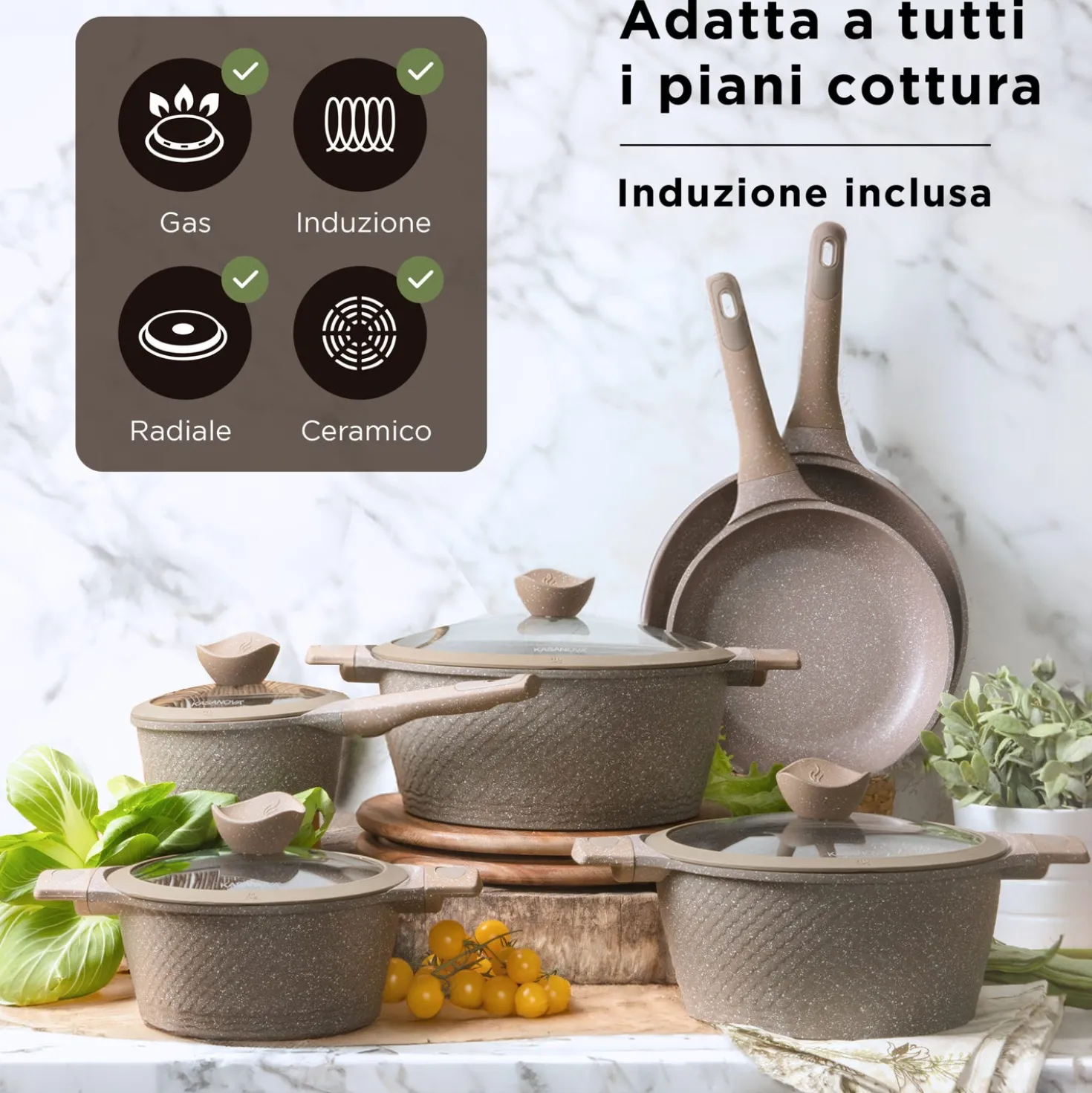 Batteria Terra di Kasanova, 10 pezzi