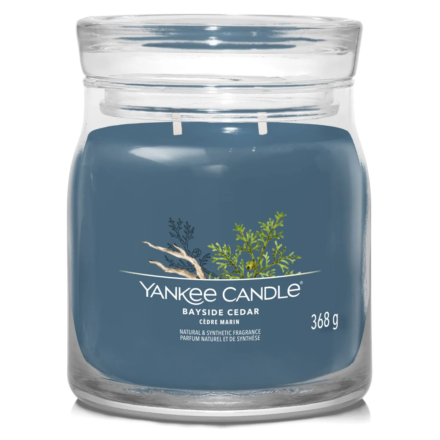 Bayside Cedar, candela in giara media Yankee Candle