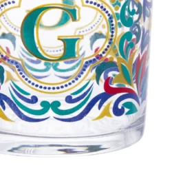 Bicchiere acqua lettera G Royal Garden
