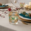 Bicchiere acqua lettera M Royal Garden
