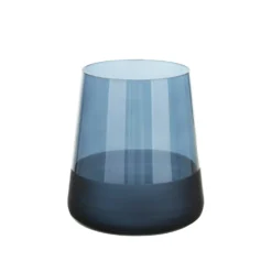 Bicchiere acqua 420 ml vetro blu sfumato Blaze