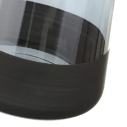 Bicchiere acqua 420 ml vetro nero sfumato Blaze
