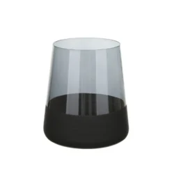 Bicchiere acqua 420 ml vetro nero sfumato Blaze