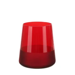 Bicchiere acqua 420 ml vetro rosso Blaze