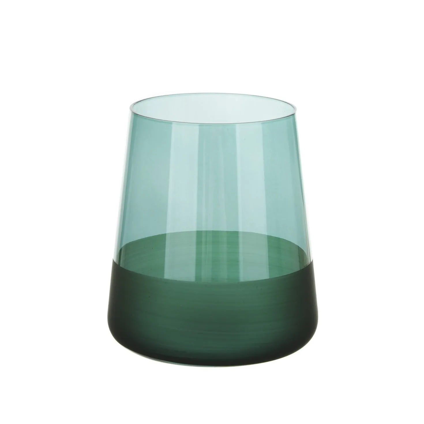 Bicchiere acqua 420 ml vetro verde sfumato Blaze