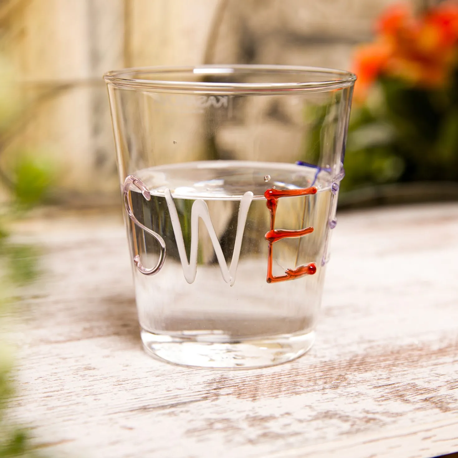 Bicchiere acqua sweet in vetro borosilicato, da 380 ml