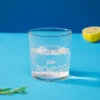 Bicchiere acqua vetro scritta Dammi un sorso 360 ml