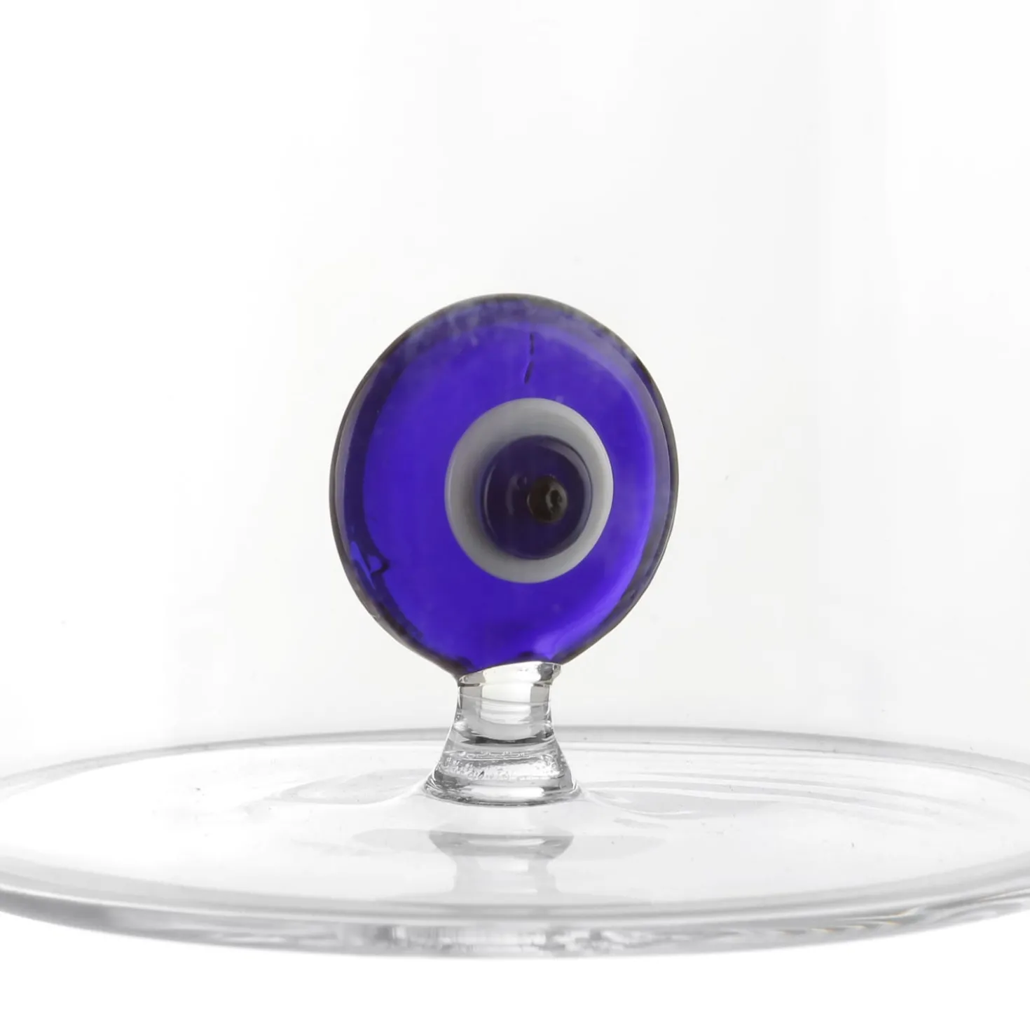 Bicchiere in vetro borosilicato 350 ml occhio greco