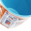 Bicchiere melammina arancione lettera B 280 ml Maiolika