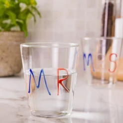 Bicchiere scritta Mr 380 ml in vetro borosilicato