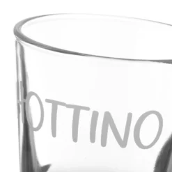 Bicchierino shot vetro scritta Shottino 110 ml
