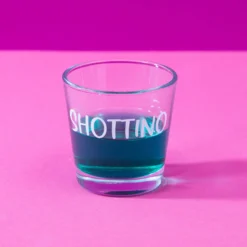 Bicchierino shot vetro scritta Shottino 110 ml
