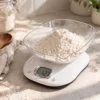 Bilancia da cucina con ciotola 5 kg bianco