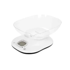 Bilancia da cucina con ciotola 5 kg bianco