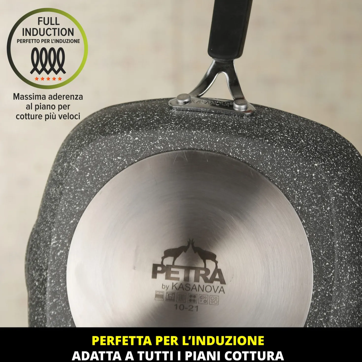 Bistecchiera New Petra Dark da 28 cm