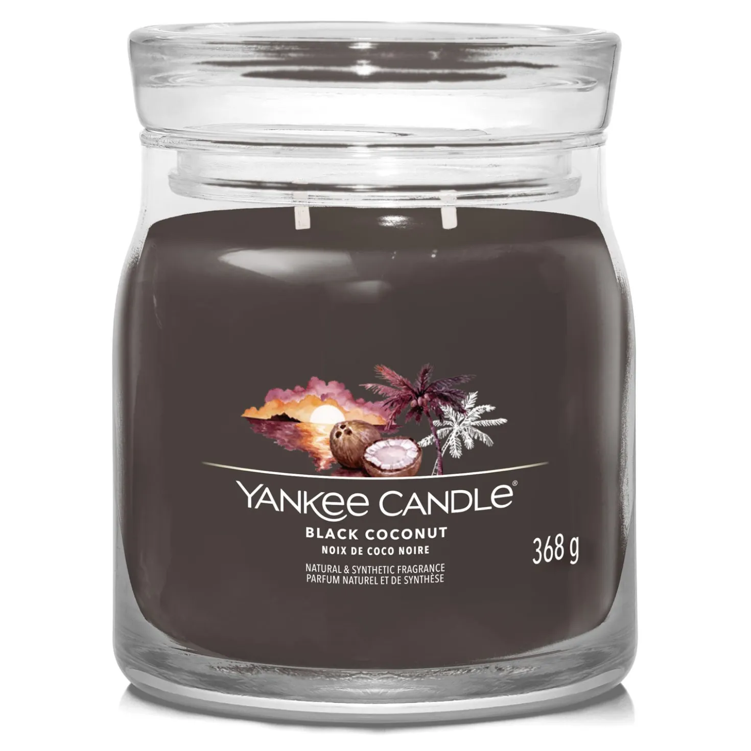 Black Coconut, candela in giara media Yankee Candle