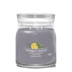 Black Tea Lemon, candela in giara media Yankee Candle