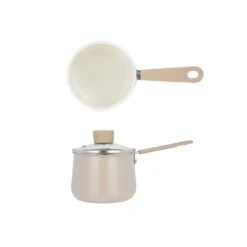 Bollilatte 13 cm Mini Fantasy con coperchio beige