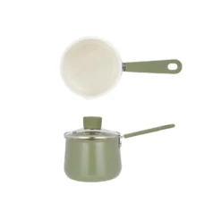 Bollilatte 13 cm Mini Fantasy con coperchio verde