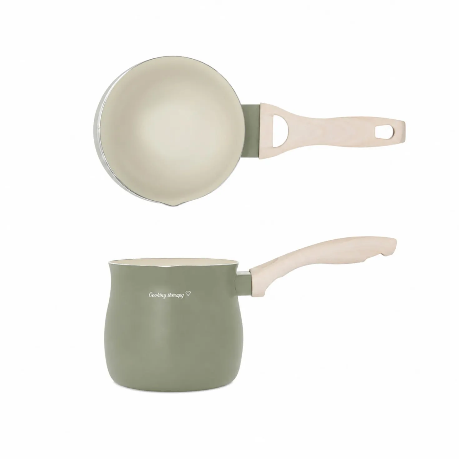 Bollilatte pentolino 12 cm avocado Cooking Therapy