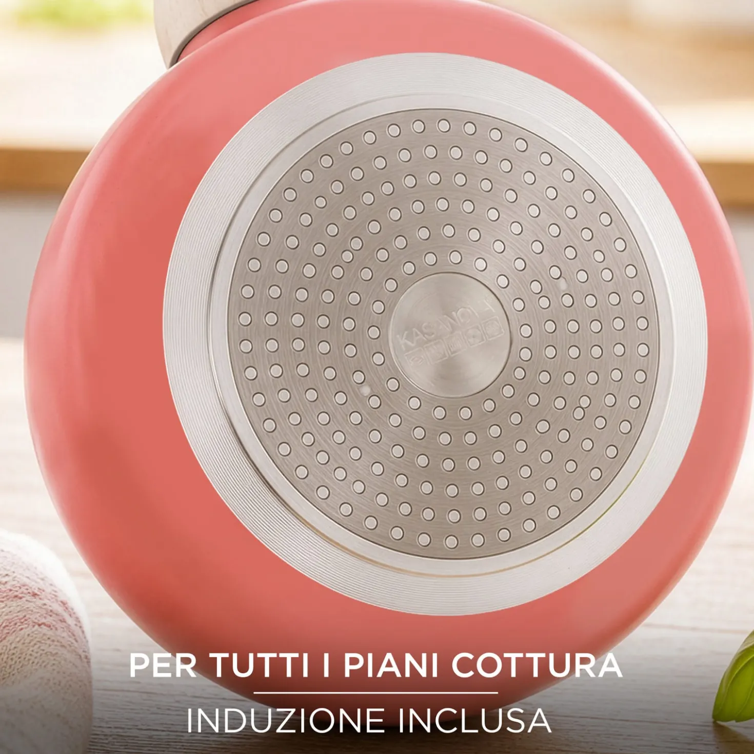 Bollilatte pentolino 12 cm corallo Cooking Therapy