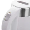 Bollitore elettrico 0,6 L bianco acciaio inox