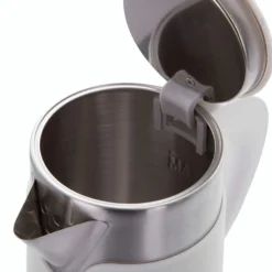 Bollitore elettrico 0,6 L bianco acciaio inox
