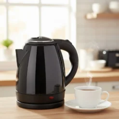 Bollitore elettrico 1,5 L nero acciaio inox