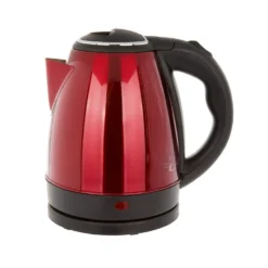 Bollitore elettrico 1,5 L rosso acciaio inox