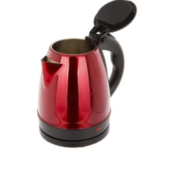 Bollitore elettrico 1,5 L rosso acciaio inox