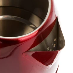 Bollitore elettrico 1,5 L rosso acciaio inox