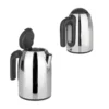 Bollitore K Line nero da 2200W - in acciaio inox, design Luca