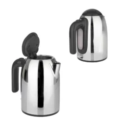 Bollitore K Line nero da 2200W - in acciaio inox, design Luca