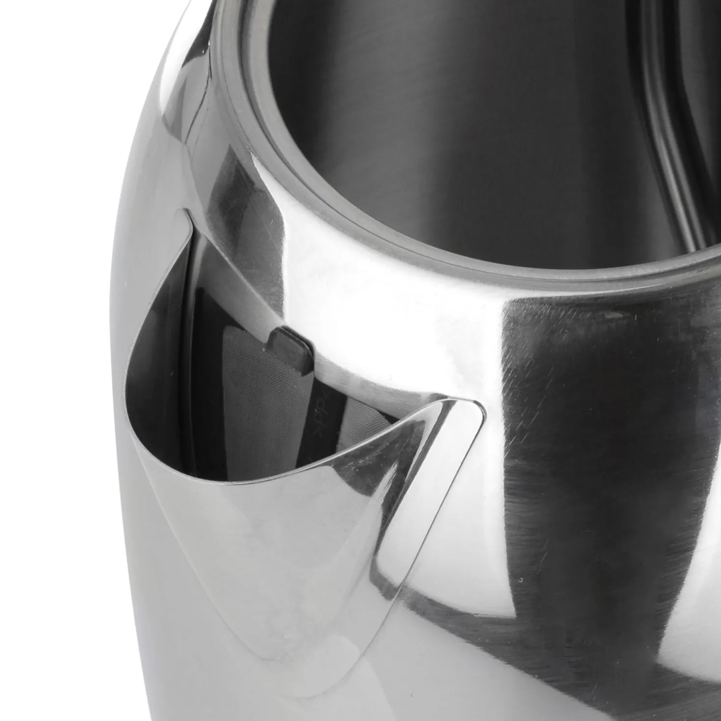 Bollitore K Line nero da 2200W - in acciaio inox, design Luca