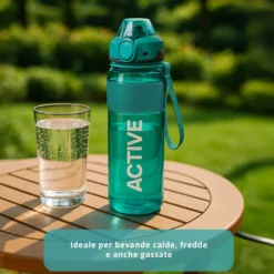Borraccia ermetica active 1 L azzurro Dynamix