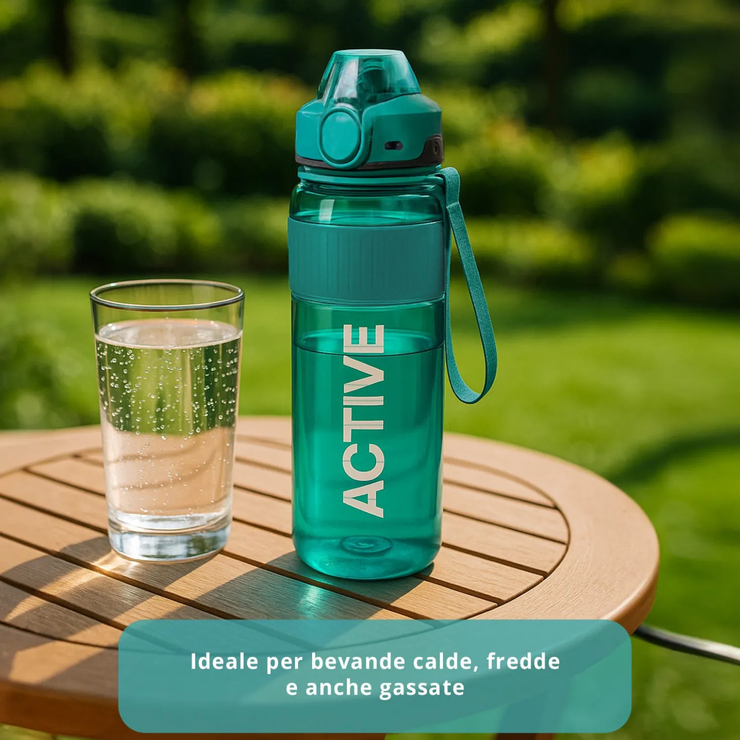 Borraccia ermetica active 1 L azzurro Dynamix