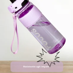 Borraccia ermetica focus 1 L rosa Dynamix