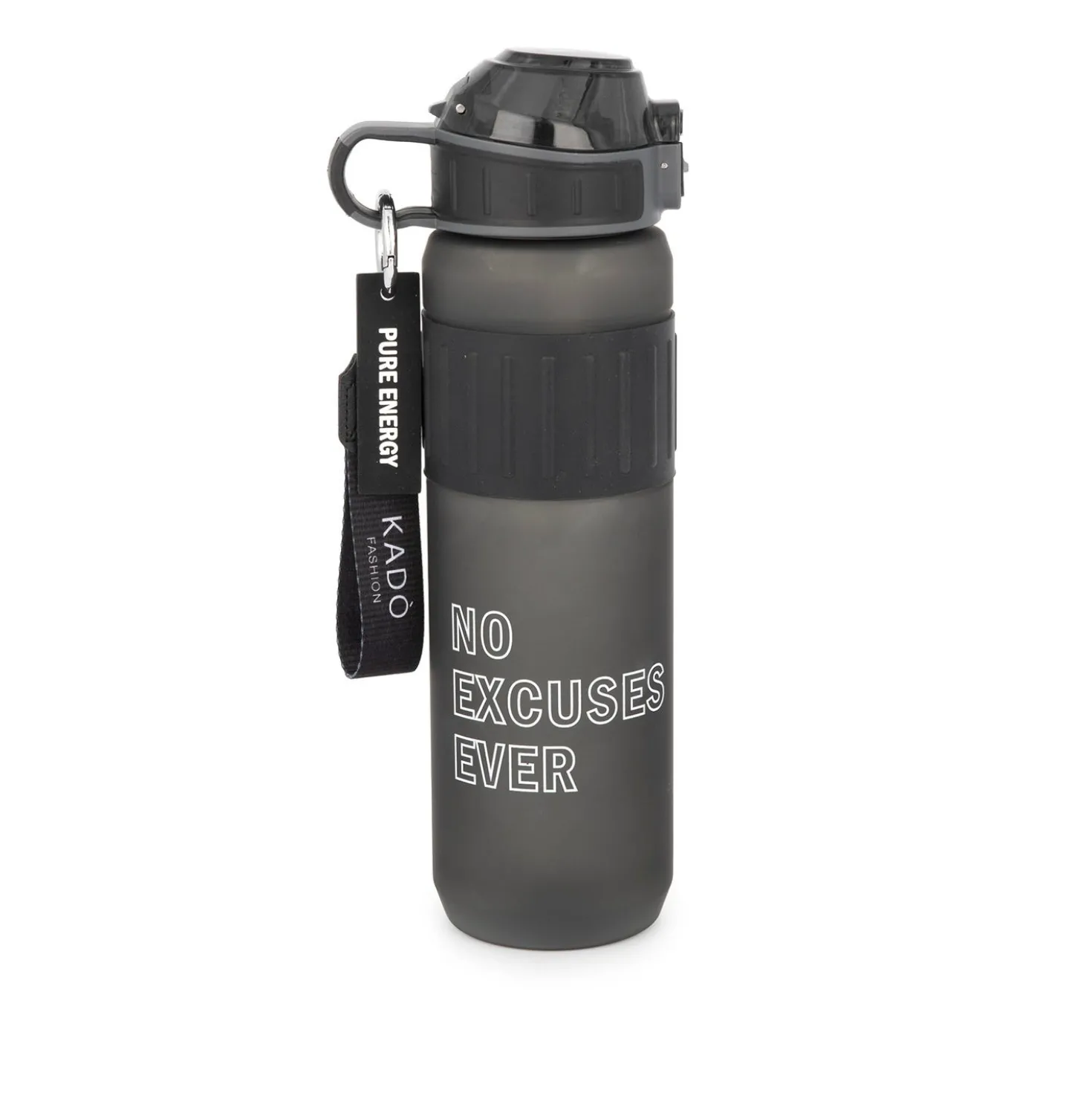 Borraccia scritta motivazionale 1 L nero Hydrea