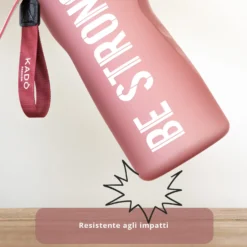 Borraccia scritta motivazionale 2,2 L rosso Bold Collection
