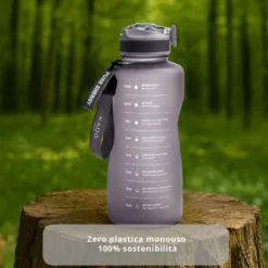 Borraccia scritta motivazionale 2,2 L viola Bold Collection
