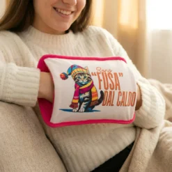Borsa acqua calda elettrica gatto fusa